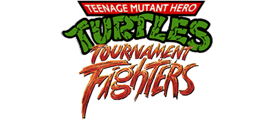 Teenage Mutant Hero Turtles: Tournament Fighters logo for Sega Mega Drive